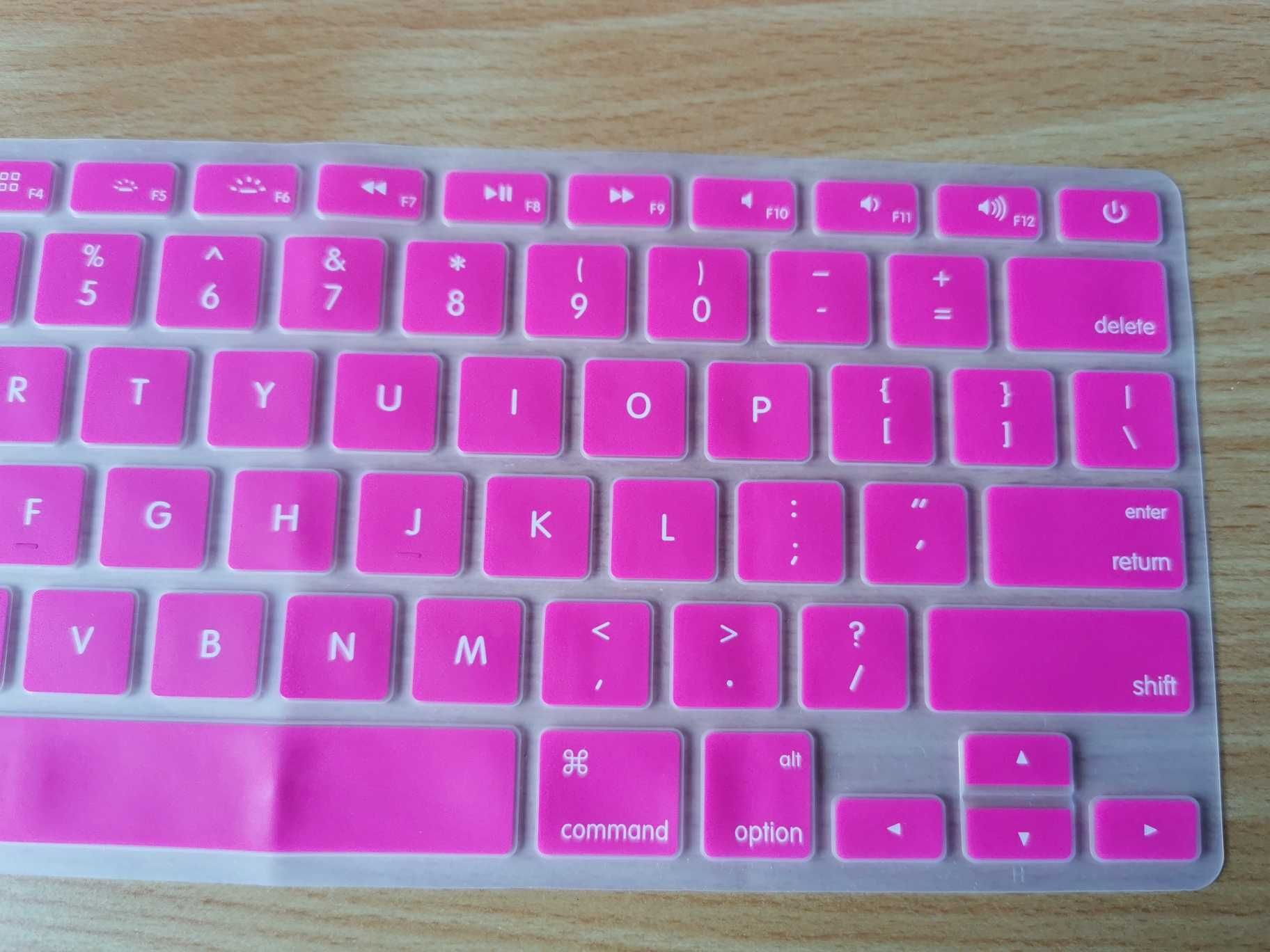 Capa Silicone para teclado Rosa