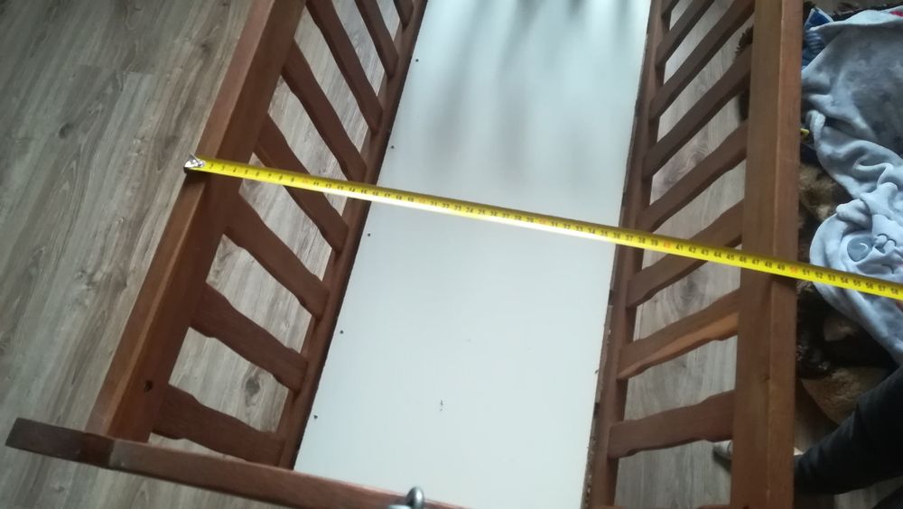 Łóżeczko, kołyska dębowa dla dziecka