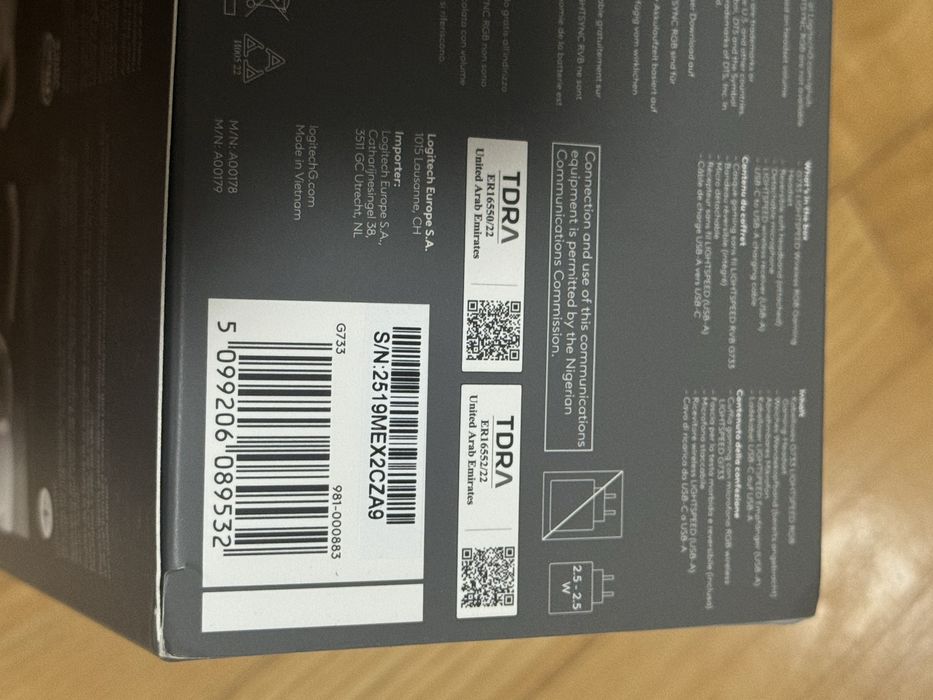 Навушники Logitech G733 White (без мікрофона)