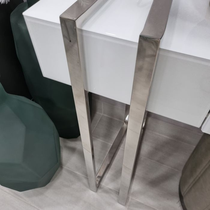 Consola lacada branca moderna 120x40x79cm By Arcoazul