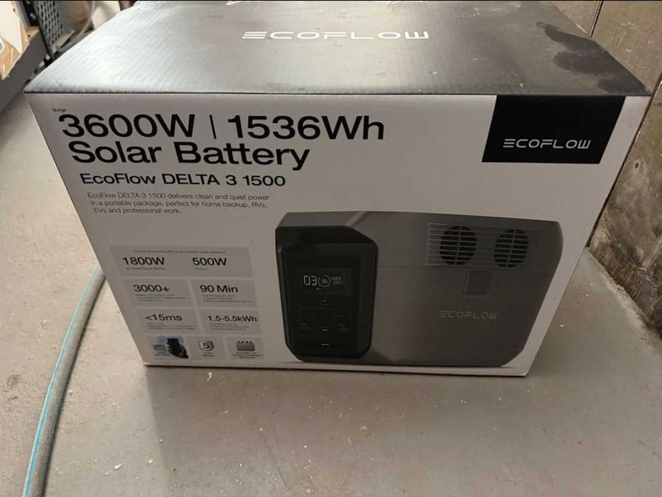 Нова зарядна станція EcoFlow Delta 3 3600W | 1536Wh