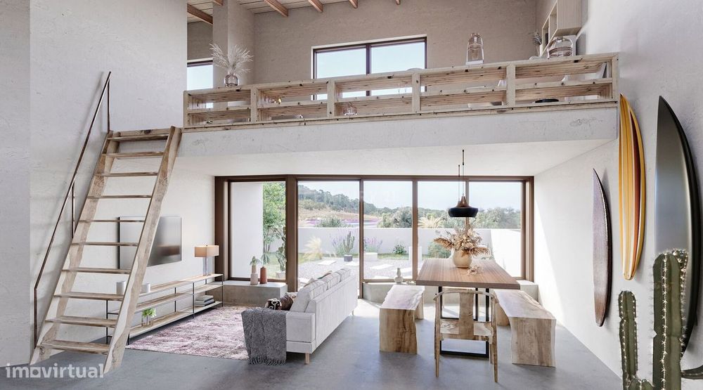 Eco villa em banda, com piscina natural, horta e  floresta alimentar c