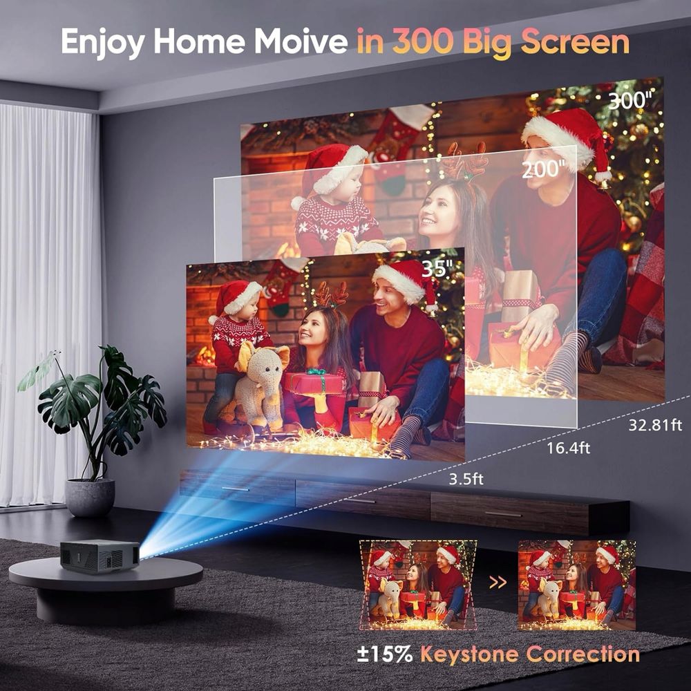 Мультимедійний проектор Giaomar C12 Full HD