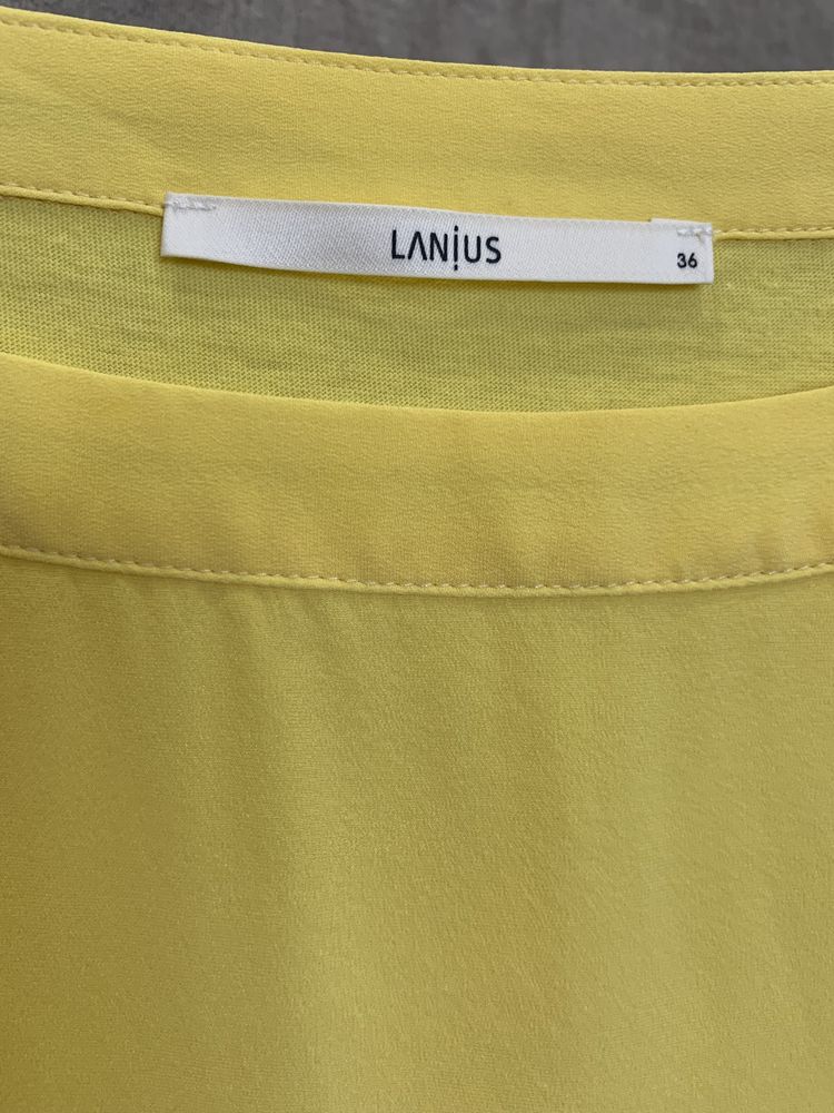 Шелковая блуза лонгслив бренда Lanius. Размер S, 36