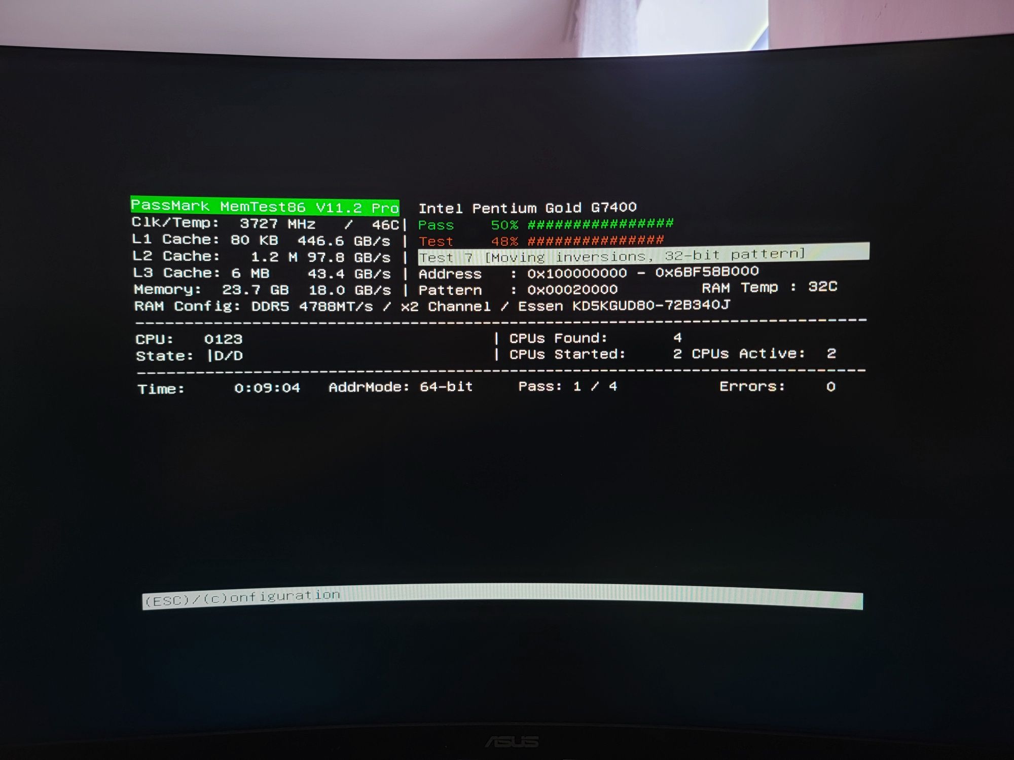 Klevv Cras V RGB DDR5-7200mhz 48gb(2x24)