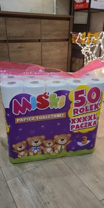 Okazja!! Papier toaletowy XXXXL MIŚKI