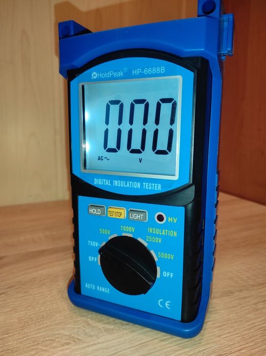 Мегаомметр цифровий HoldPeak HP-6688B (з гарантією)