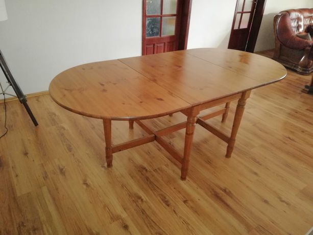 Stół drewniany składany
