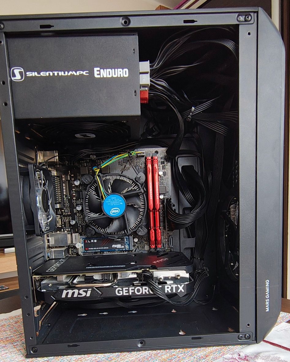 Komputer PC Mars Gaming/RTX4060TI/SSD M2.1TB/RAM32GB