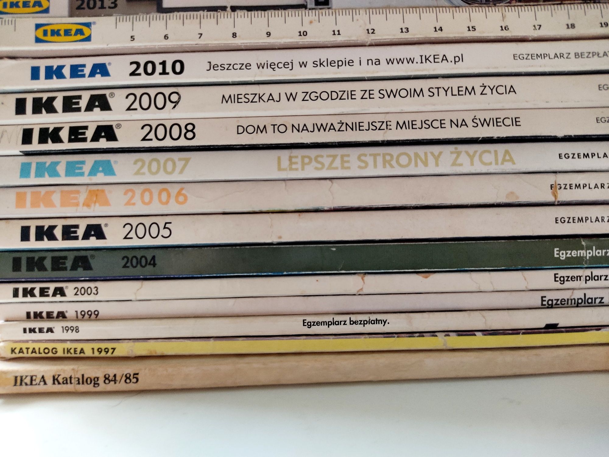 22 szt katalog IKEA kolekcjoner 1984 / 1985 +1999, 1998, 1997, 2003rok