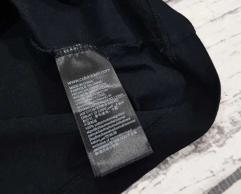 Calvin Klein Jeans * koszulka * nadruk * męska * unikatowa * L