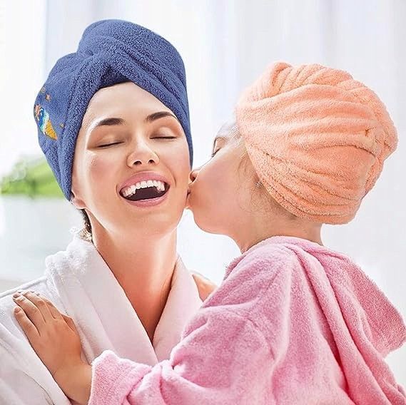 Ręcznik na Głowę Turban z Mikrofibry do Włosów x3