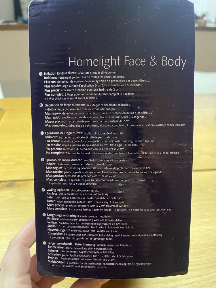 Depilator laserowy Homelight Face&Body