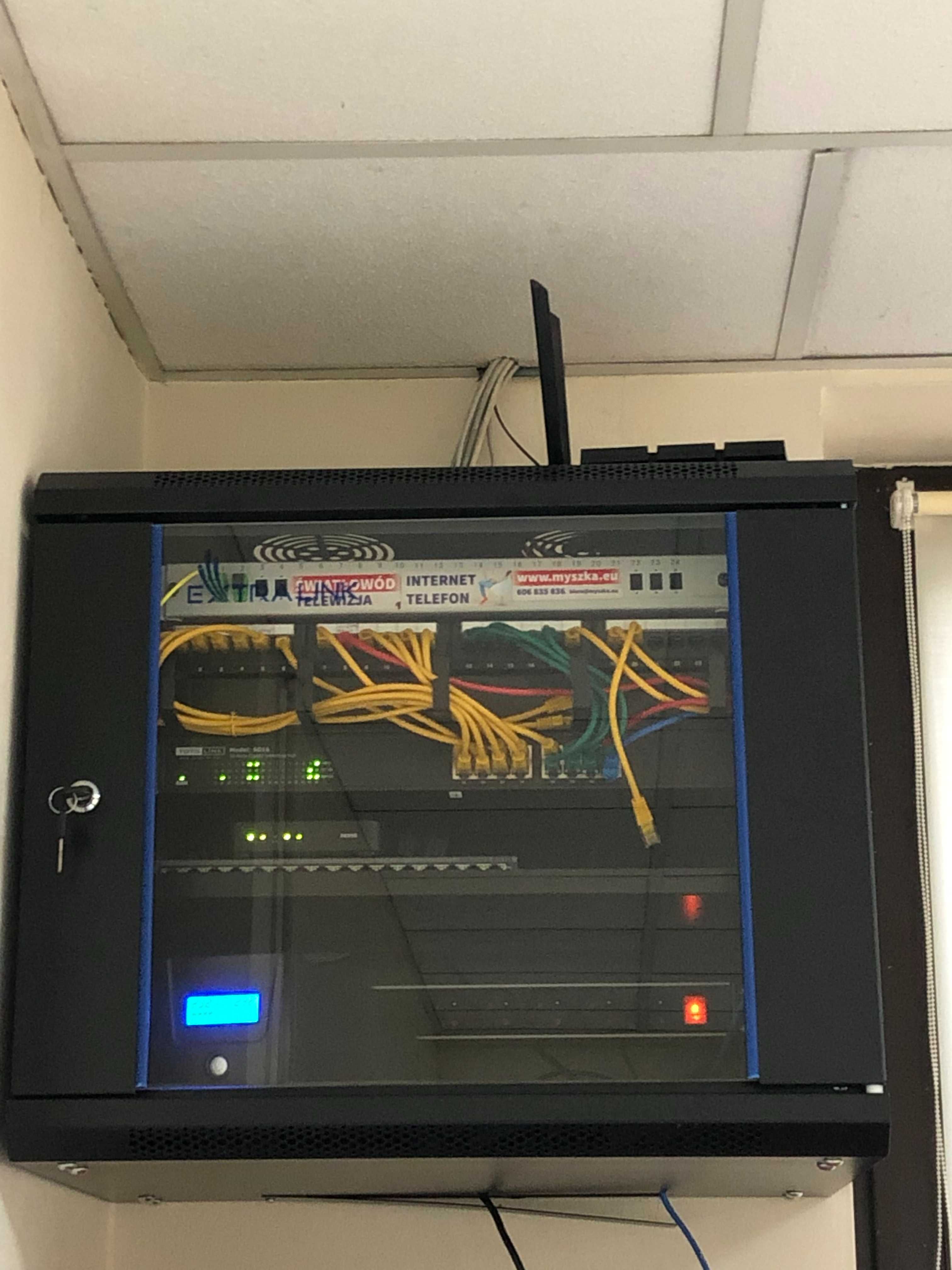 Monitoring SIECI Kamery Montaż Instalacje Rejestrator RJ45 Wrocław