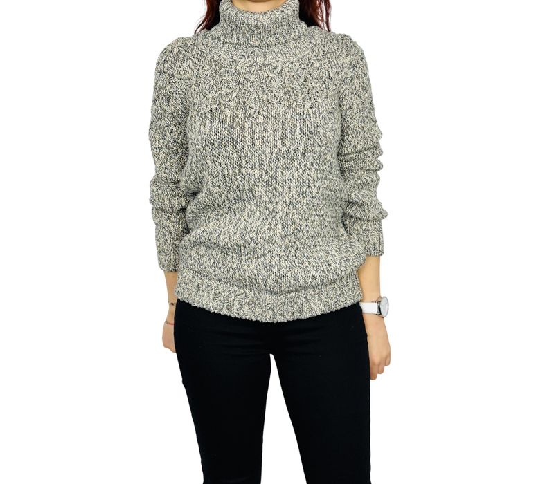 Sweter melanżowy z golfem L 40 TU