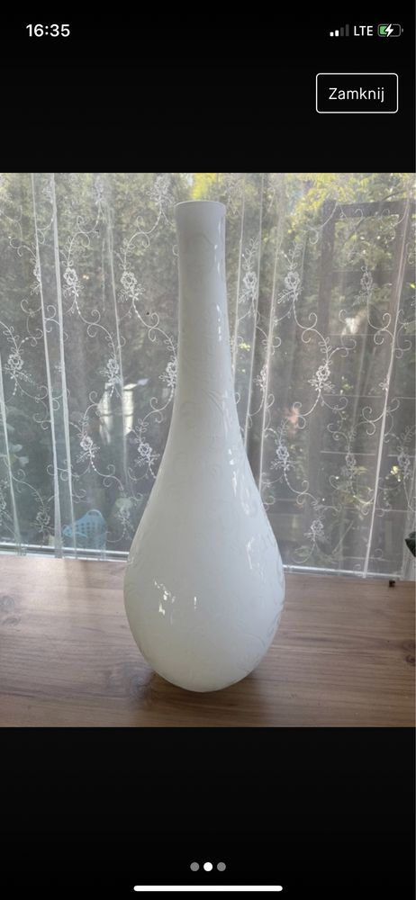 Duka wazon ok. 49cm biały