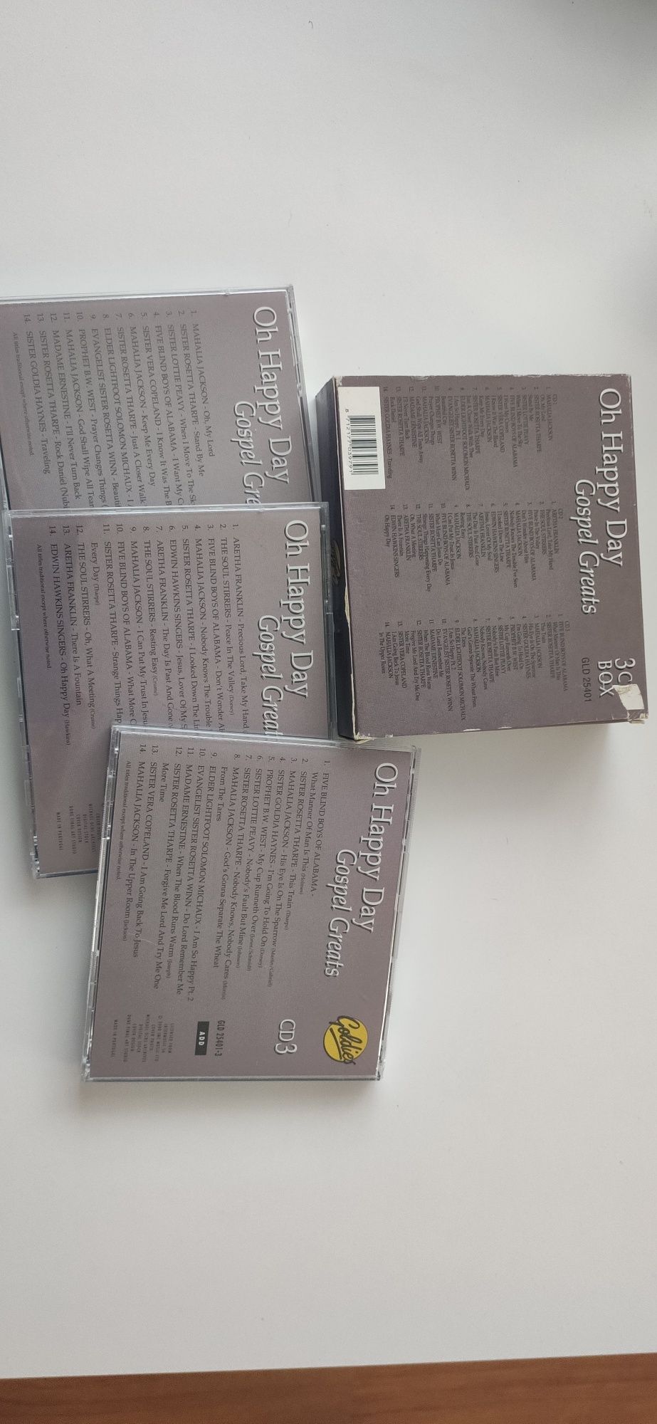 Gospel Greats +oh happy day - 3 cd