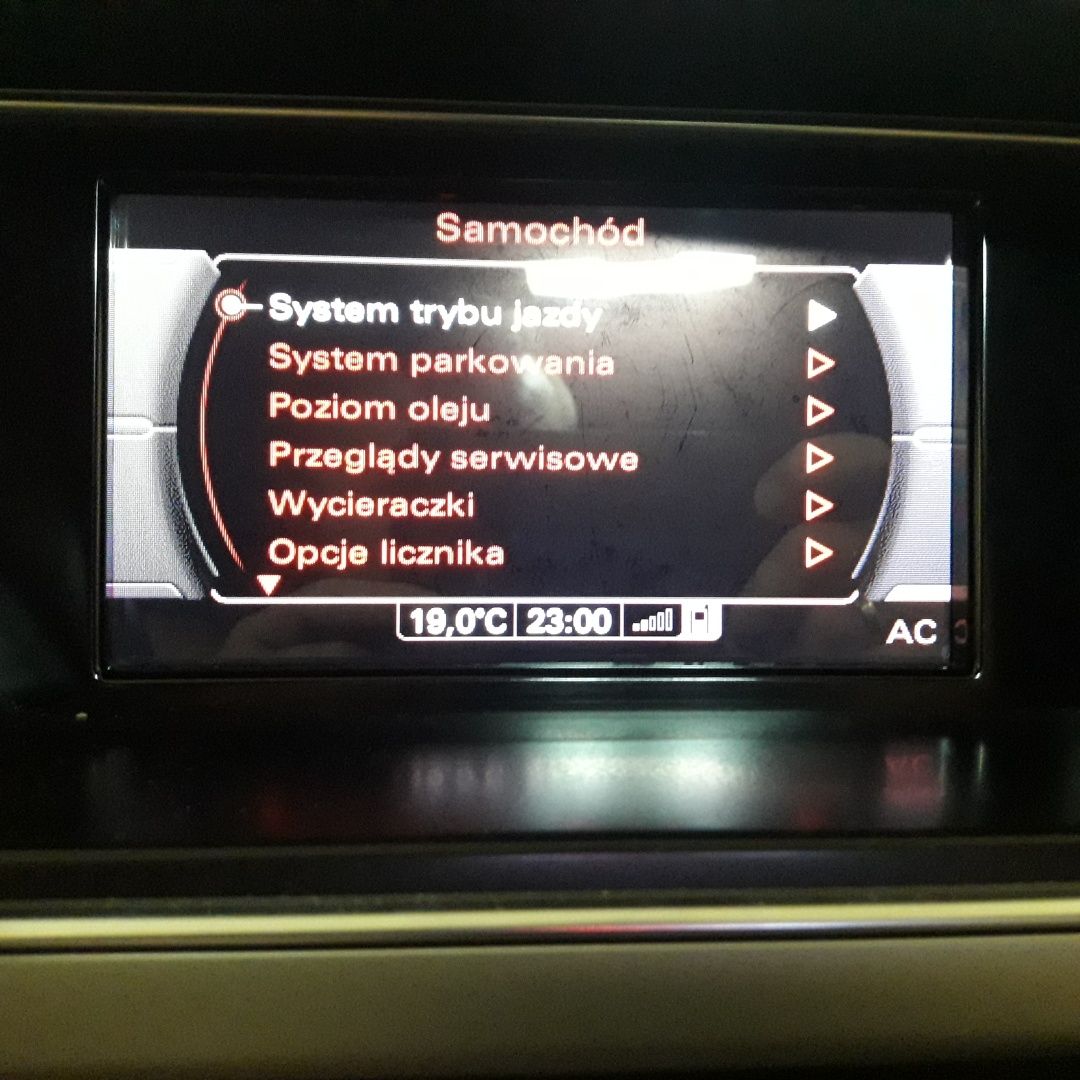 Polskie menu znaki lektor mapy 2024 G Basic Audi A4 A5 A6 A7 Q5 Q7