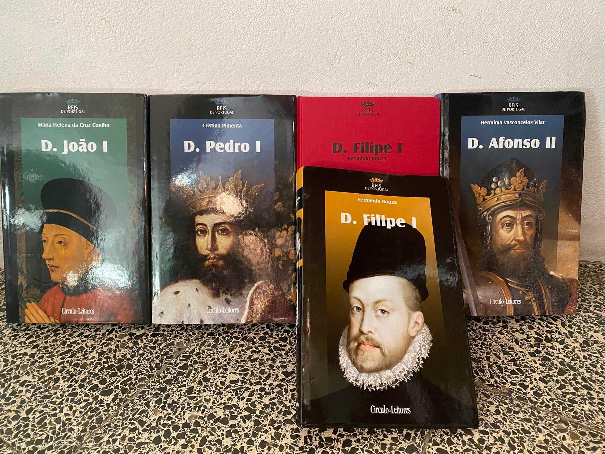 Coleção Livros "Reis de Portugal" Biografias