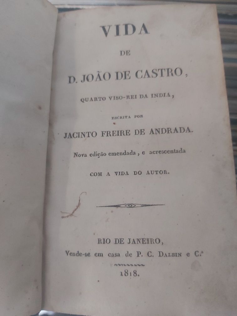 A vida D.Joao de Castro 1818