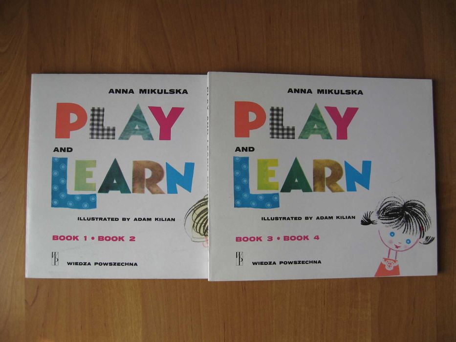 Play and learn Anna Mikulska angielski dla dzieci - dwie książki