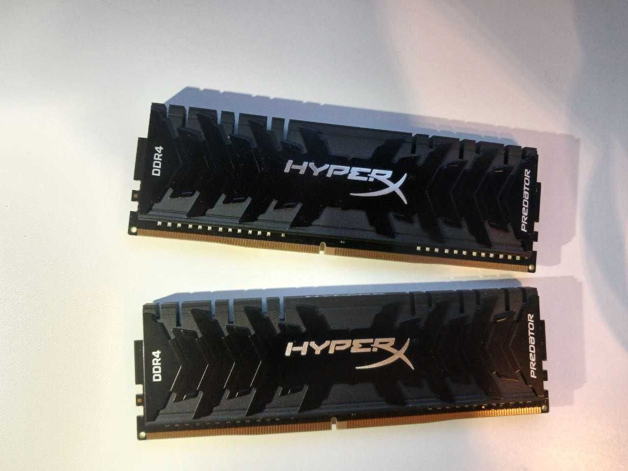 Модуль пам'яті kingston DDR4 16GB (2X8)hyperX predator 2666 MHZ