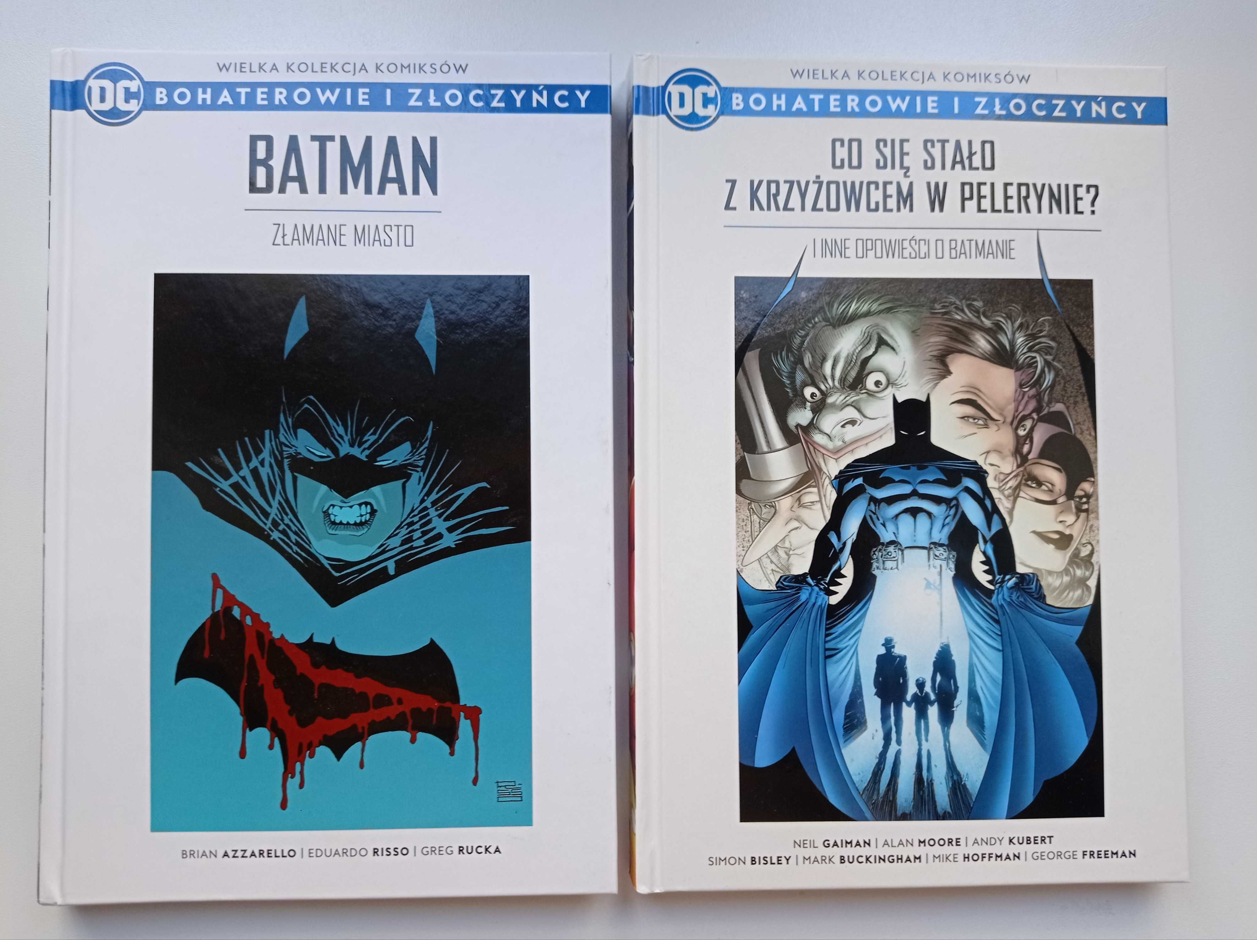 Neil Gaiman Batman Złamane miasto Bohaterowie DC tom 5 i 27 Hachette