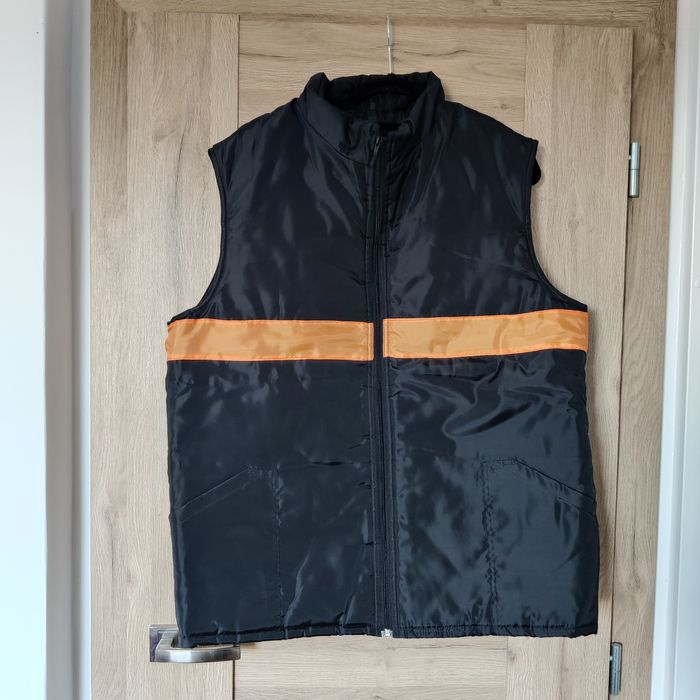 Nowa kamizelka męska czarna ocieplana - bezrękawnik przesyłka 1 zł