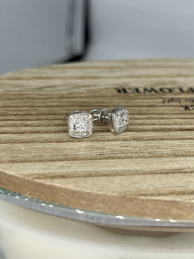 Серьги с бриллиантами 0.50ct в золоте 585