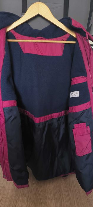 Casaco para o frio vermelho