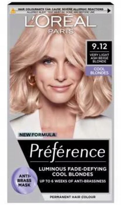 Loreal preferance 9.12 farba 2 sztuki