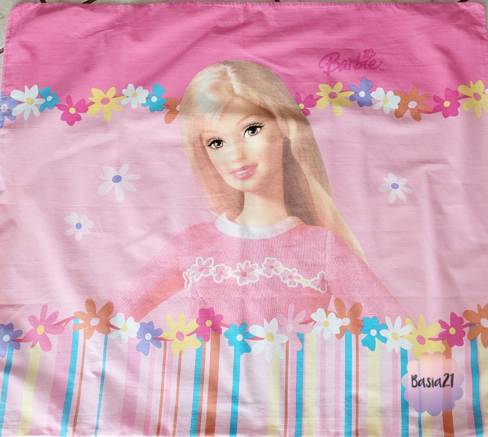 Poszewka na poduszkę Barbie 60x70 cm.