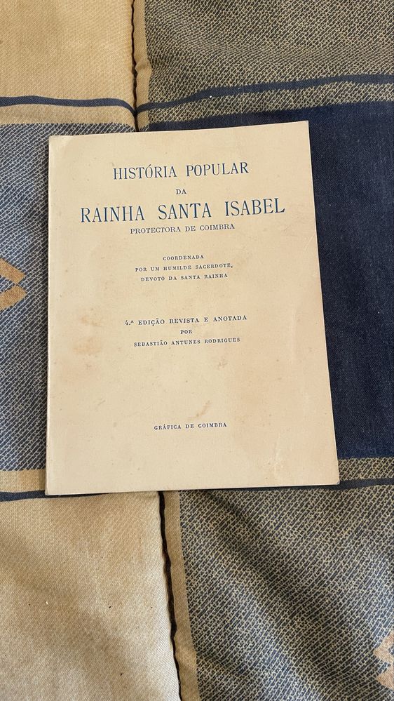 Livro História Popular da Rainha Santa Isabel