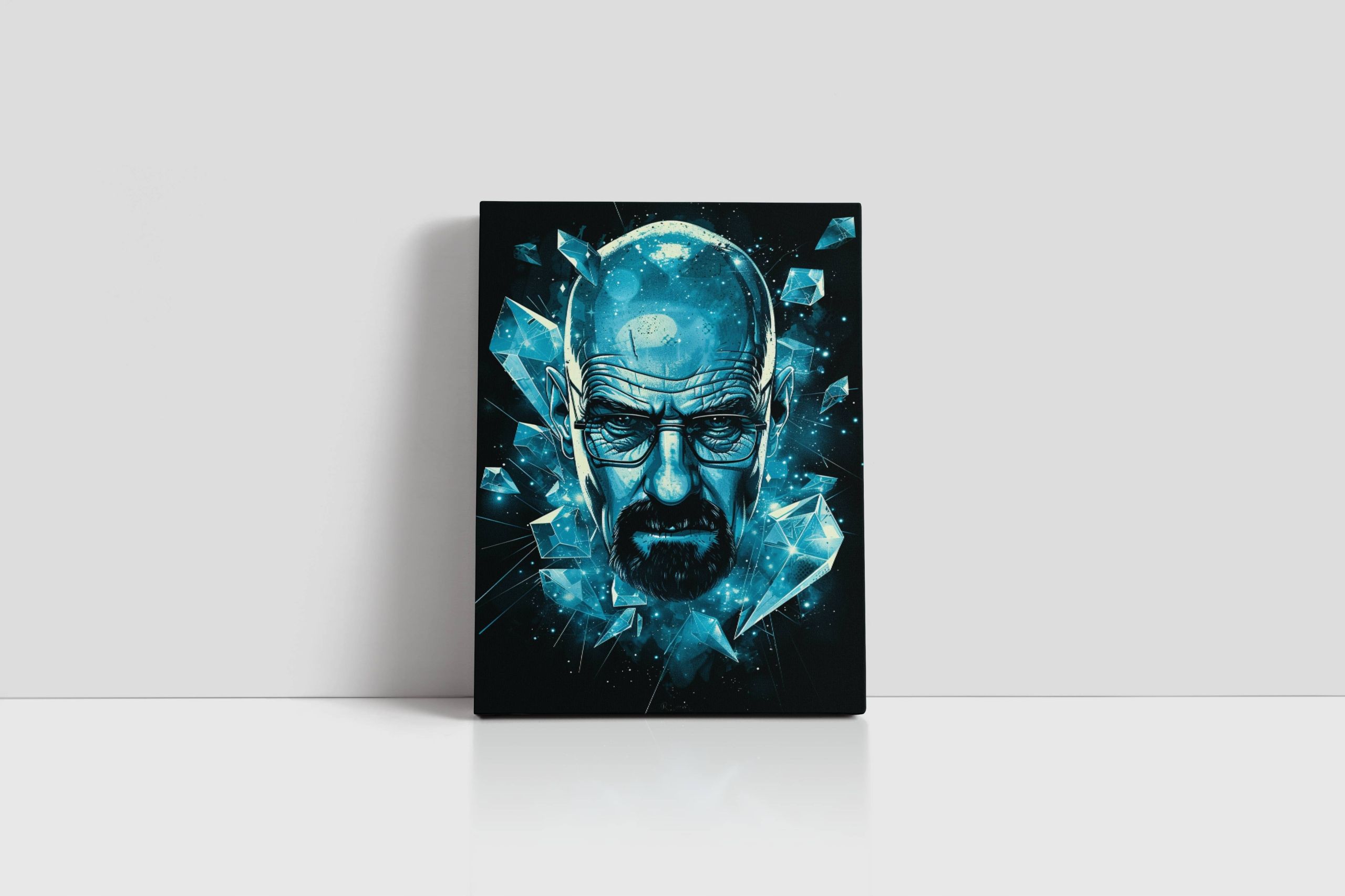 Obraz na płótnie Walter White Kryształ 30x40 cm - Nowoczesna Dekoracja