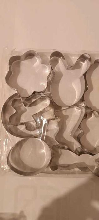 Foremki do ciastek, wykrawacze do ciaste królik, jajko, zajączek