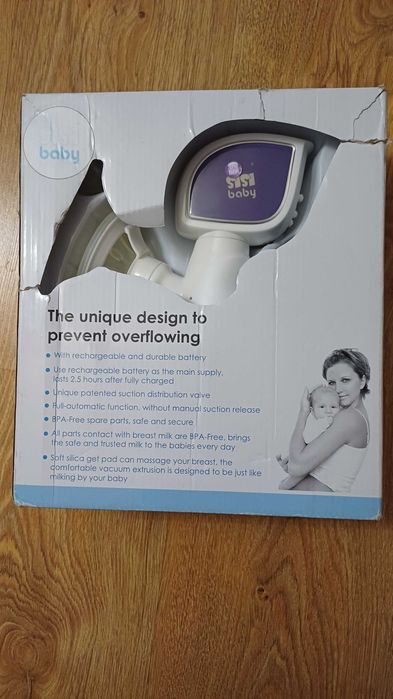 Laktator SISI BABY w komplecie z butelkami do karmienia