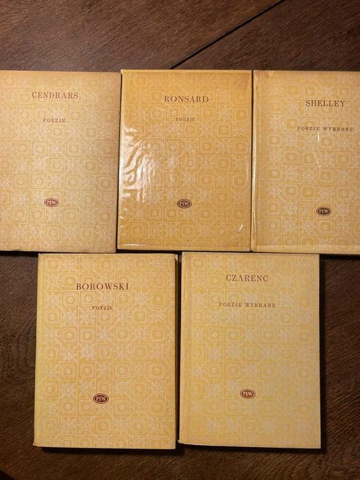 Ronsard Cendrars Shelley Browski Czarenc Poezje