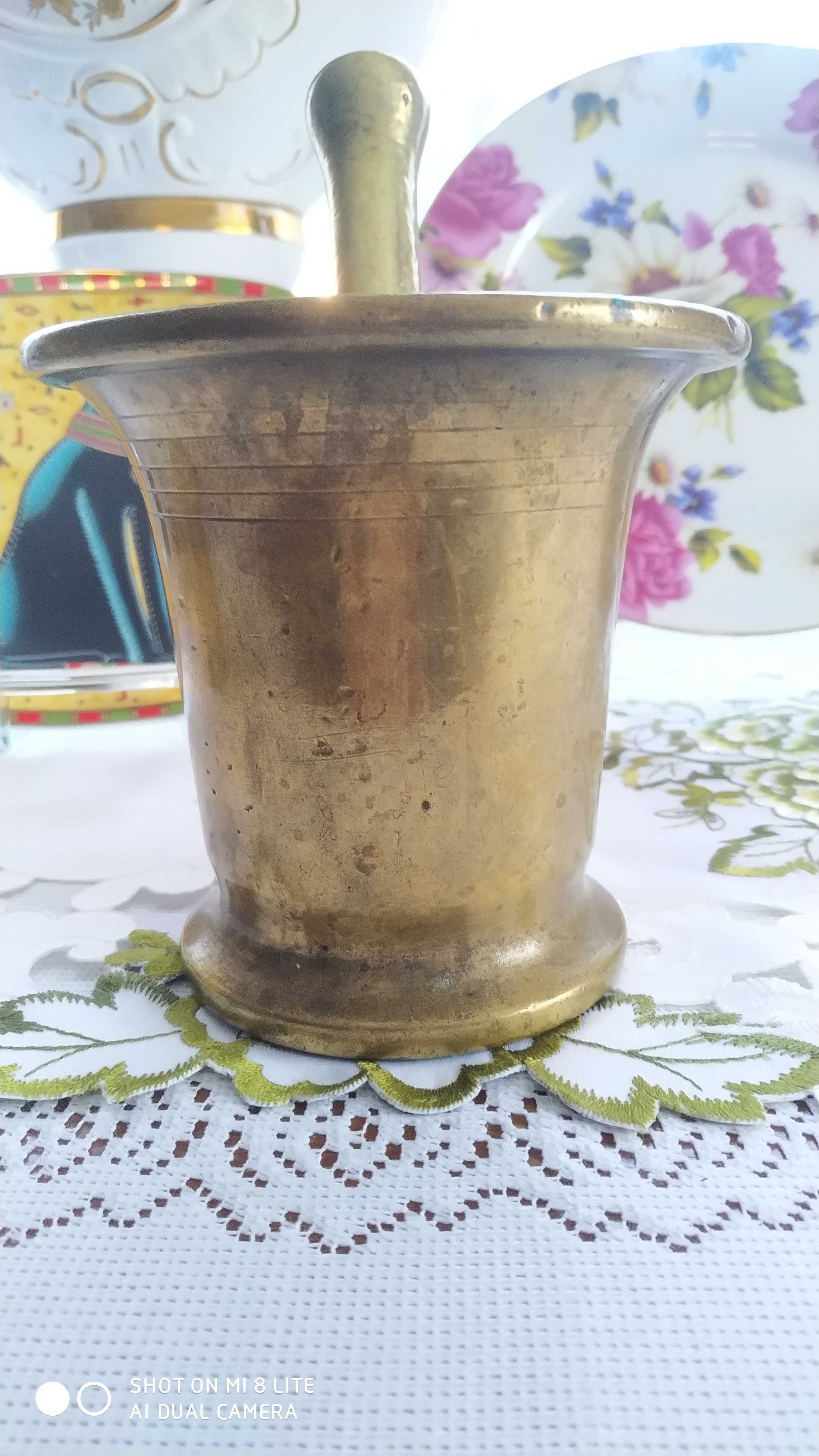 Ступка с пестиком (латунная)