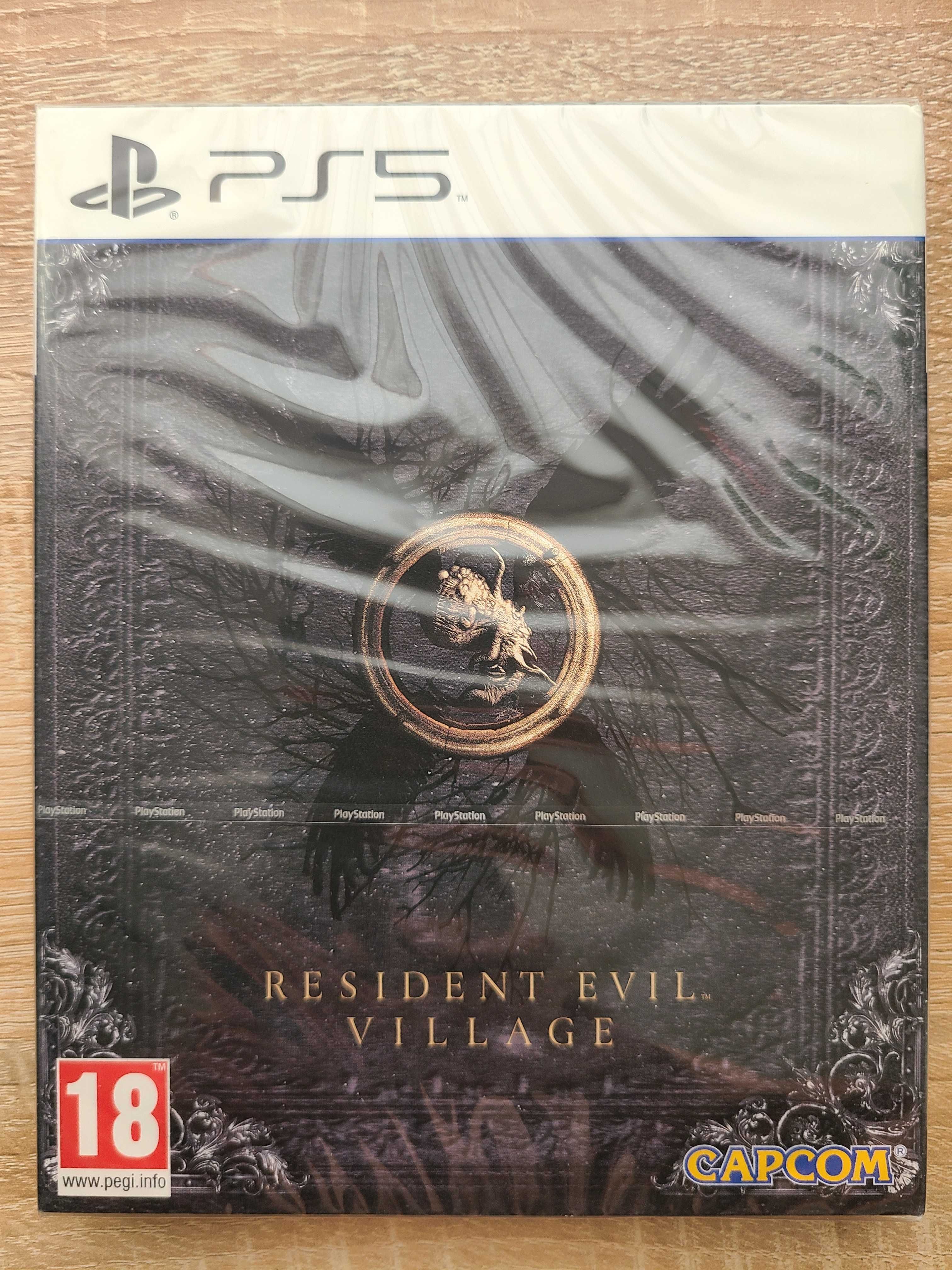 PS4/PS5 Resident Evil 3 Village Lenticular Steelbook (новий, переклад)