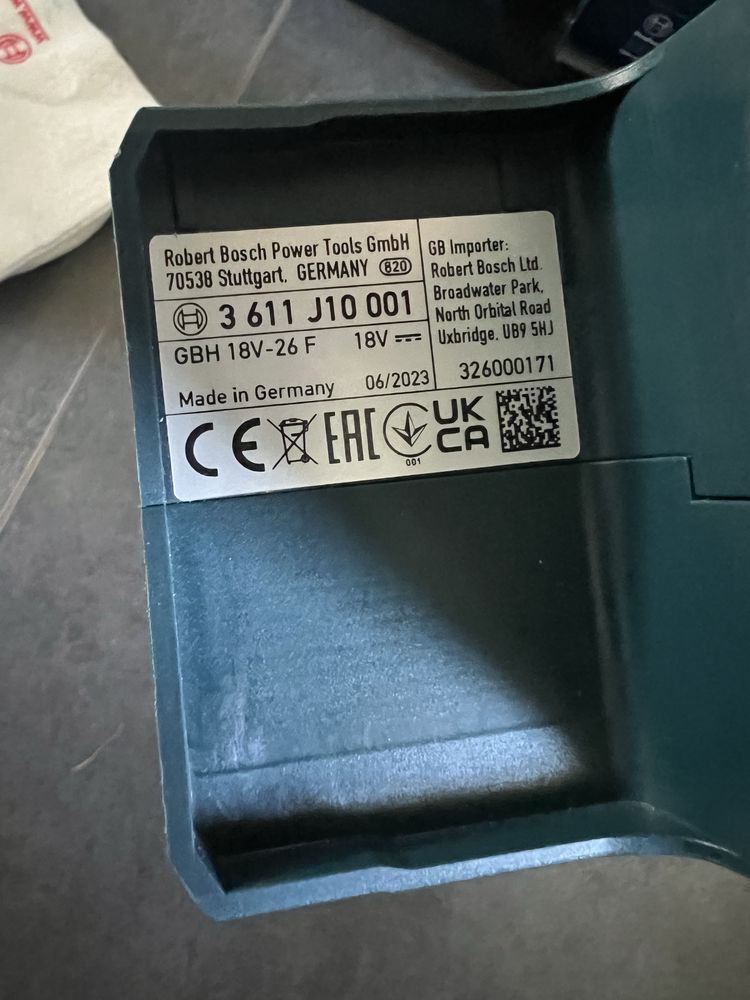 Безщітковий Акум.перфоратор Bosch GBH 18V-26 F