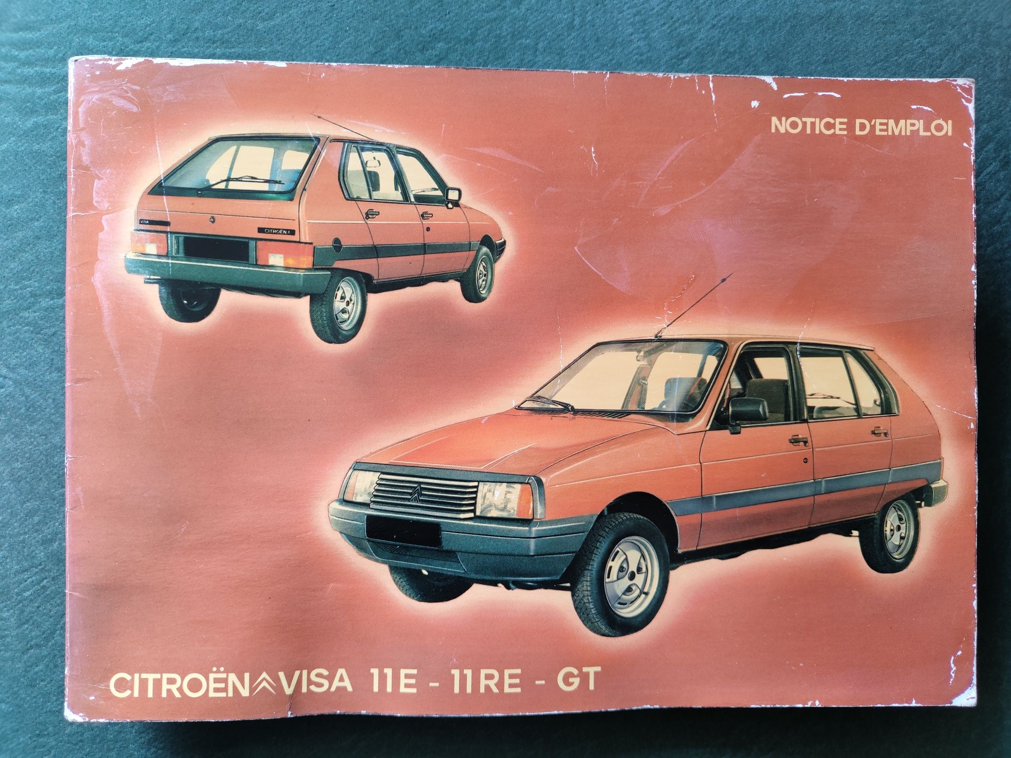 Manual do Condutor/Instruções do Citroen Visa de 1984