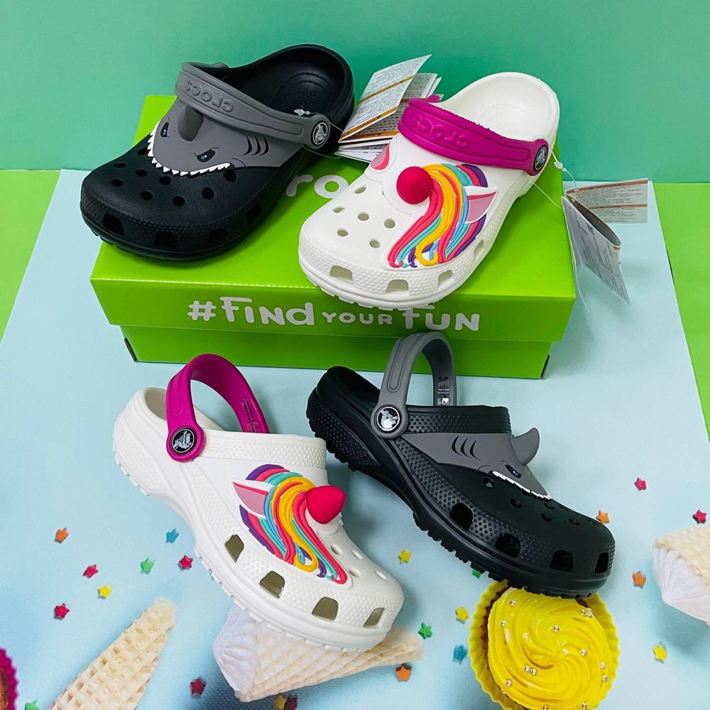 Купить Детские Кроксы Crocs Classic I AM Unicorn Clog C7-J3