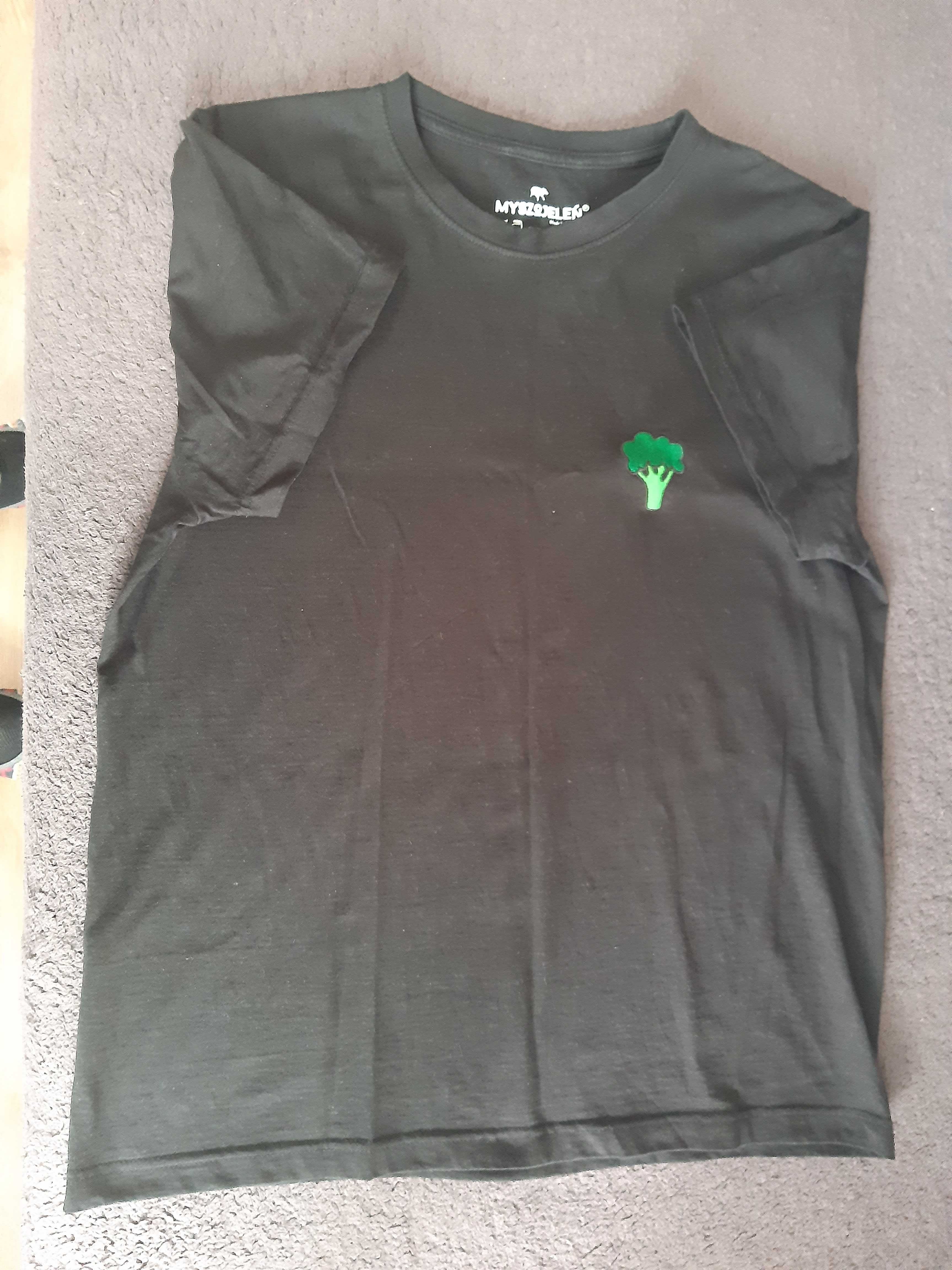 T-shirt/ koszulka Myszojeleń M/L bawełna czarna