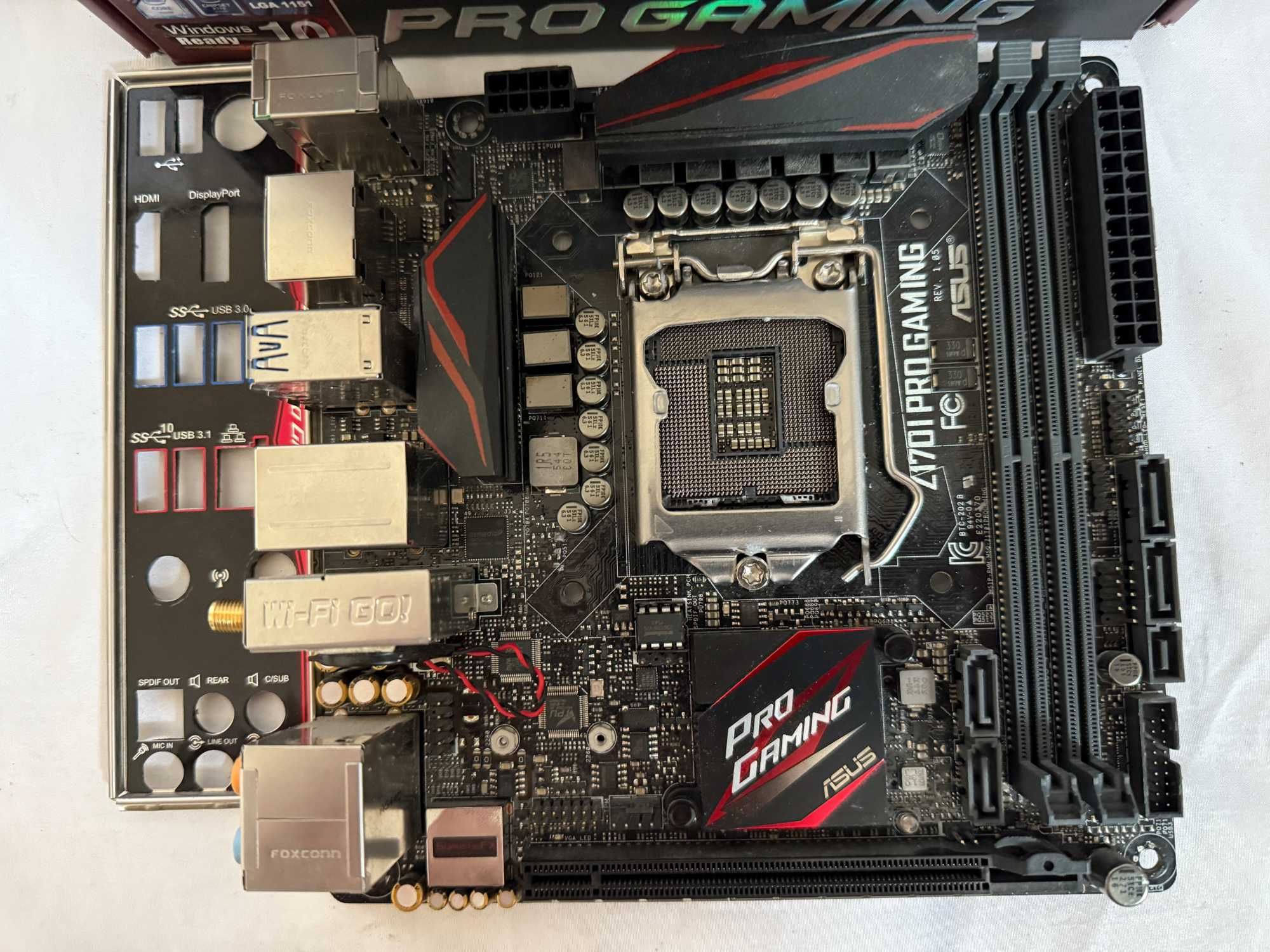 Płyta główna Asus Z170I PRO GAMING LGA 1151 DDR4 Mini-ITX