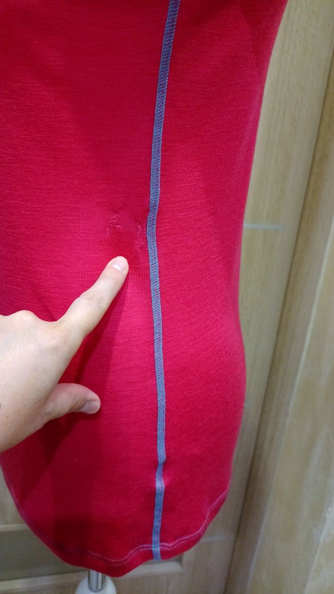 Śliczna bluzka koszulka termiczna wełniana, Merino Wool wełna Janus L
