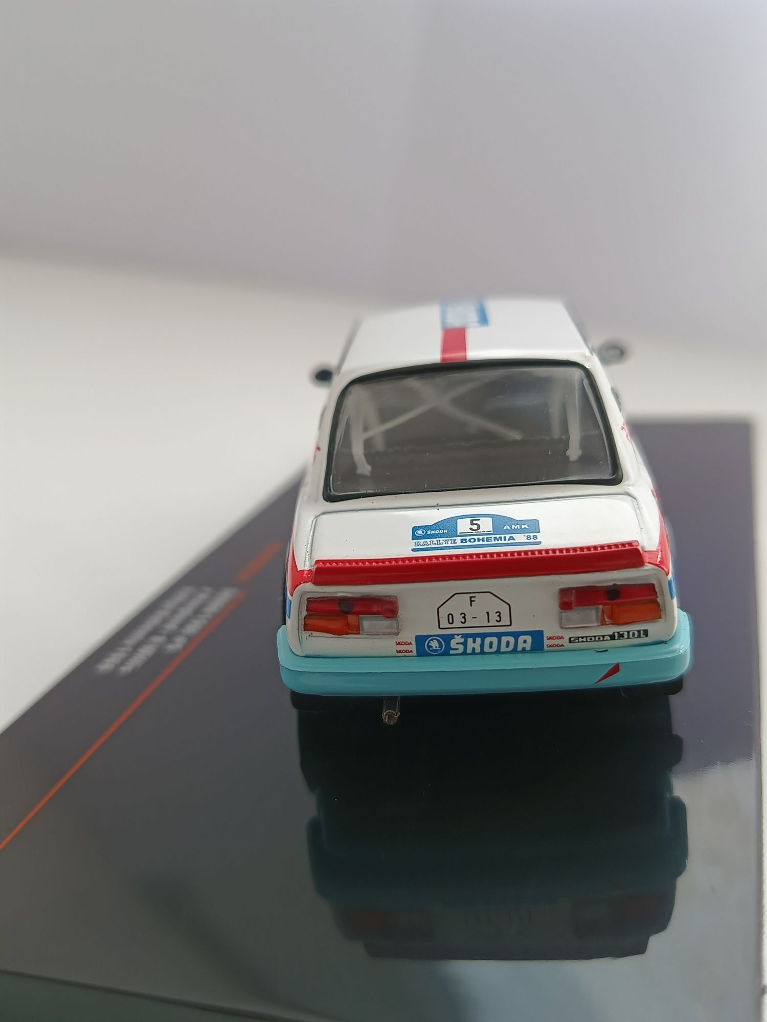 Skoda 130L - Rally Bohemia 1988. IXO. 1:43.