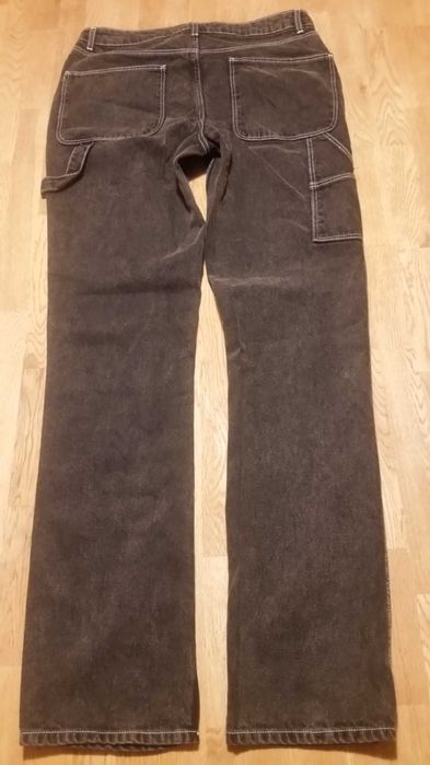 DLA WYSOKIEGO szerokie CARPENTER Y2K skate W32 L34 loose baggy 33 L36