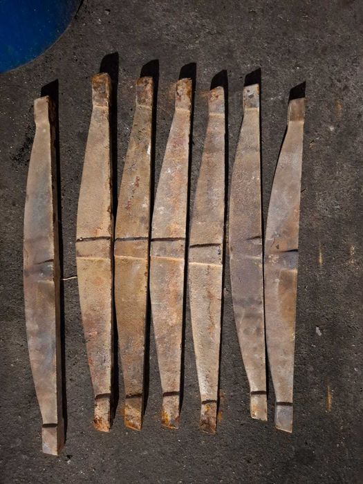 Żebra rusztu kotła 7 sztuk 52 cm