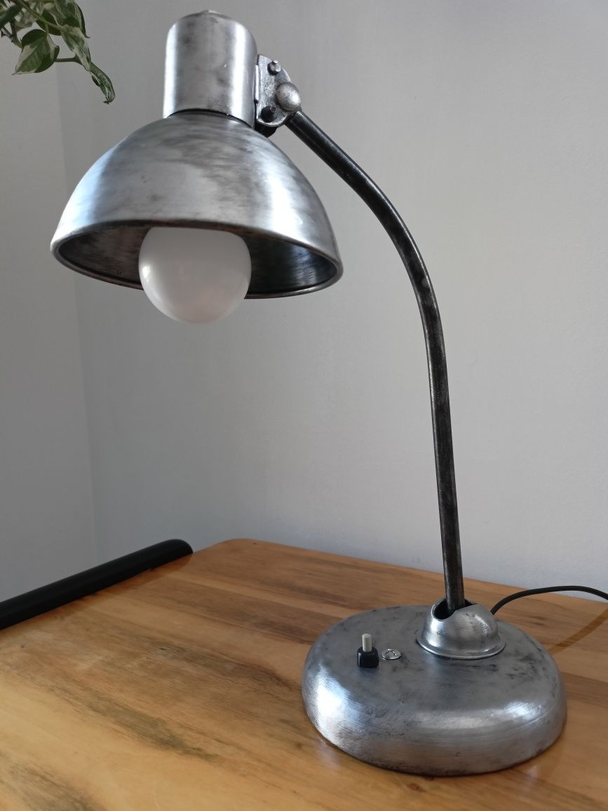 Stara lampka warsztatowa, PRL, lata 50te, vintage