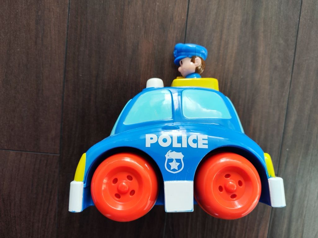 Autko auto policja jeździ